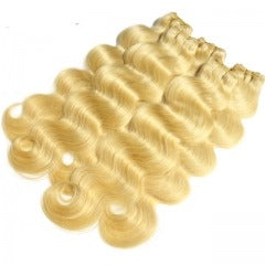 Body wave 613 blonde hair remy human hair bundles