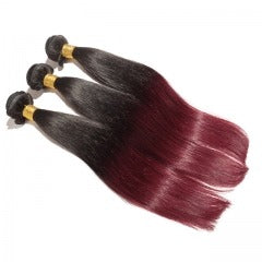 Ombre Straight hair extensions weave bundles