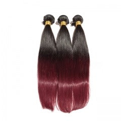 Ombre Straight hair extensions weave bundles