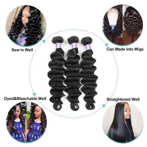 Loose Wave Human Hair Bundle