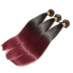 Ombre Straight hair extensions weave bundles