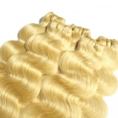 Body wave 613 blonde hair remy human hair bundles