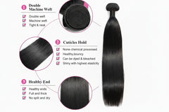 Straight Hair Bundles With Closure