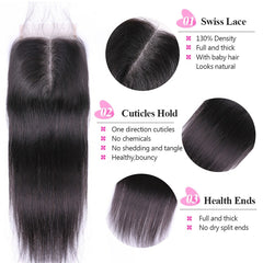 Straight Hair Bundles With Closure
