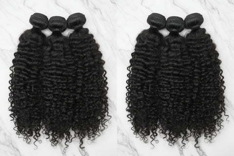 Kinky Curly Hair Bundles Remy Human Hair
