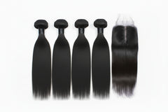 Straight Hair Bundles With Closure