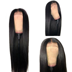 Straight 13X6 HD Transparent Lace Front Wigs